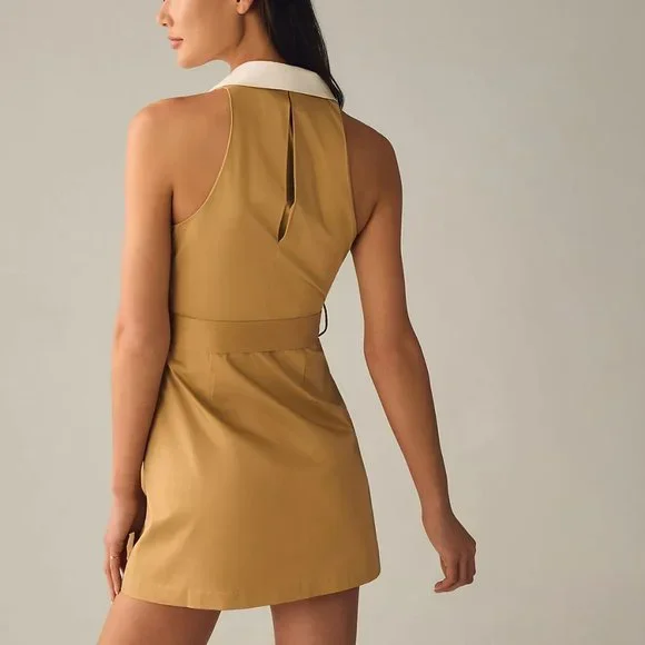 Anthropologie Hutch Sleeveless Collared Dress - Picture 3 of 7